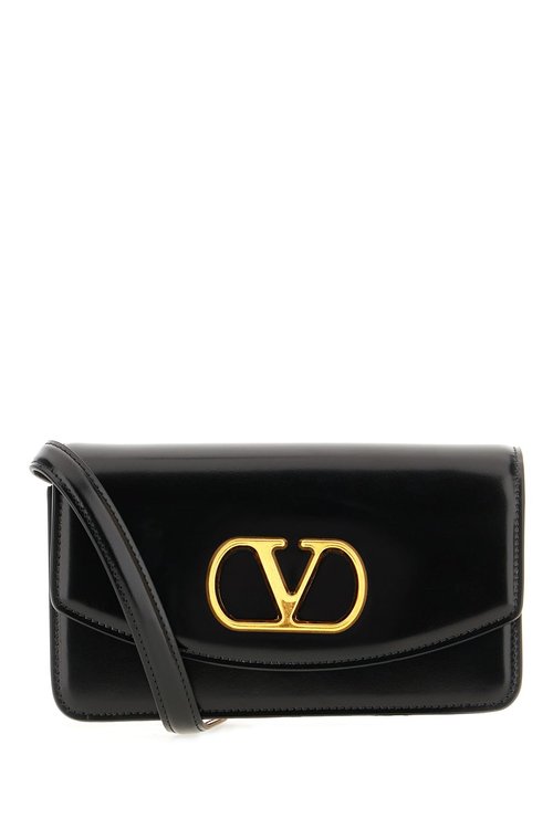 Valentino Garavani Leather Clutch - Black - WB0R71GCB0NO