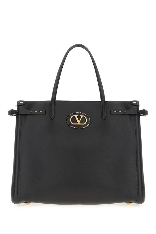 Valentino Garavani Leather Handbag - Black - 6Y2B0D16RBN0NO
