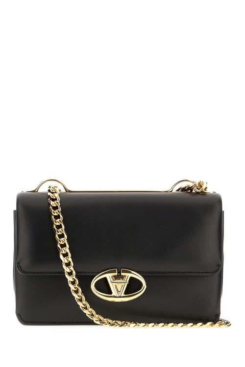 Valentino Garavani Nappa Leather Vlogo Crossbody Bag - Black - 5W0B0Q62ZFJ0NO