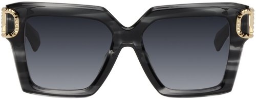 Valentino Garavani Black Square Sunglasses - Translucent Black/Da - VLS-107A-55