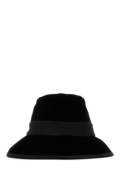 Valentino Garavani Velvet Hat - Black - 7Y0HA00APKFYZY