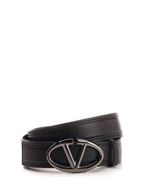Valentino Garavani Black VLogo Signature Belt - Nero - 5Y2T0SC8XUR0NO