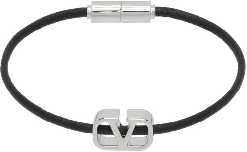 Valentino Garavani Black VLogo Signature Bracelet - Nero - 5Y2J0R89QPE0NO
