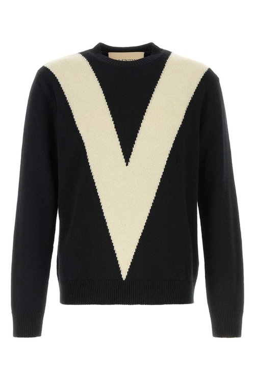 Valentino Garavani Black Wool Sweater - 8V3KC37FBB49RA