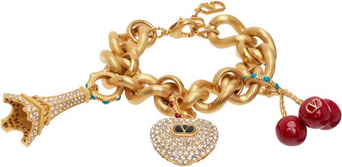 Valentino Garavani Bracelet - D4B Antique Brass/Mu - 7W2J0AM5VTI