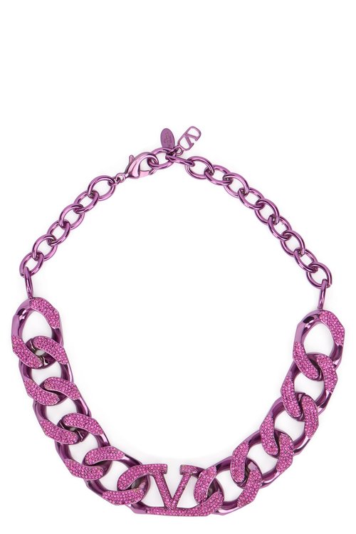Valentino Garavani Chain Necklace Vlogo Signature - 1W0J0Q32VTRUWC