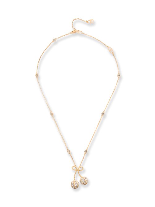 Valentino Garavani Cherrifyc Metal Necklace With Swarovski Crystals - 7W0J0BA2YCW9MN