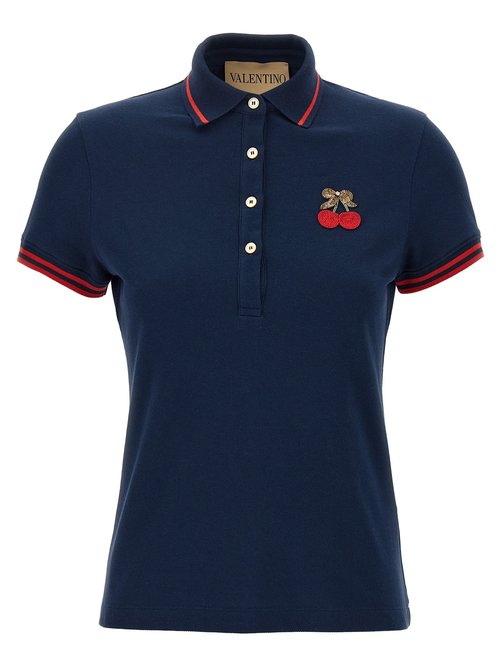 Valentino Garavani cherryfic Polo Shirt - 7B3MH01B9G4D51