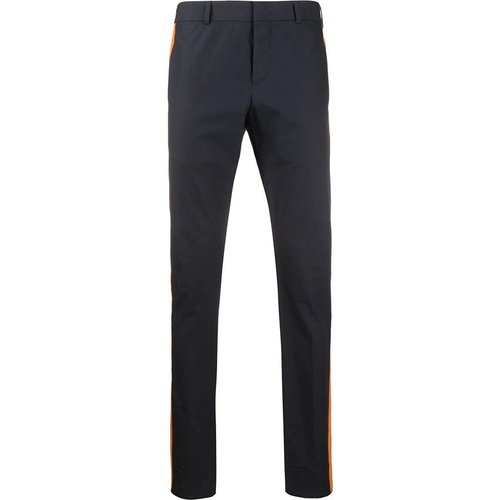 Valentino Garavani Contrast Panel Trousers - Blue/Orange/Two Tone - TV0RBE5066592M