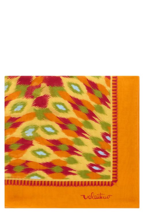 Valentino Garavani Cotton And Silk Scarf With Print - 1W2EA013QGA59J