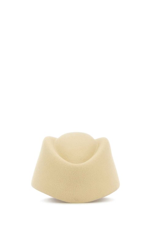 Valentino Garavani Cream Wool Vlogo Signature Hat - 7Y2HQA04WEJDHB