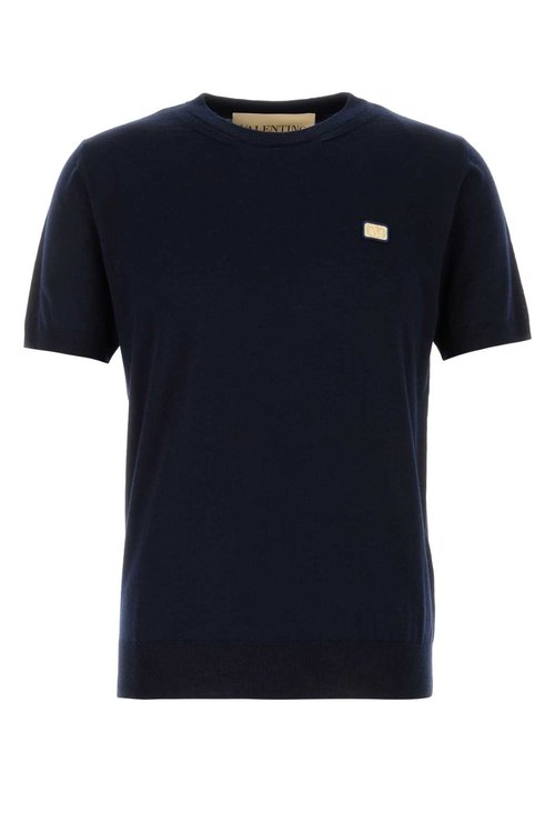 Valentino Garavani Dark Blue Wool Sweater - 8V3KCE60BCJ598