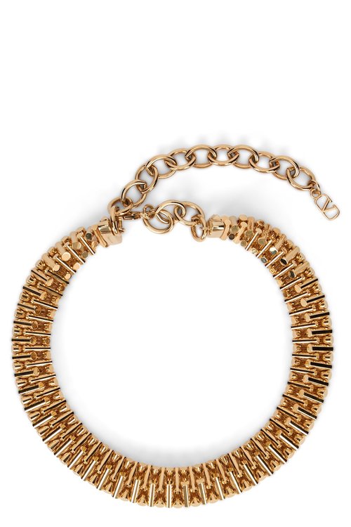 Valentino Garavani Elegant And Versatile Golden Necklace - XW0J0Q63METCS4