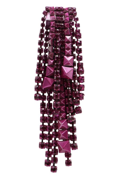 Valentino Garavani Elegant Earring With Unique Purple Beads - 1W0J0R97VTRUWC