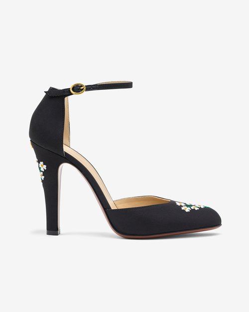Valentino Garavani Fabric Hi Dolly Pumps - Black - 7W2S0MI2ZBN0NO