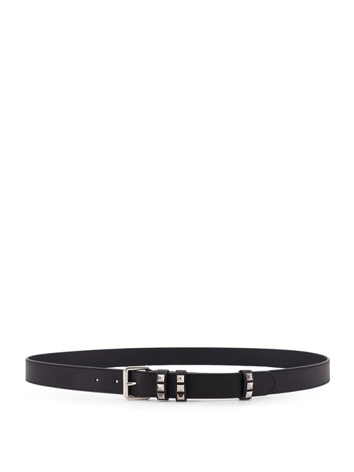 Valentino Garavani Flaneuse Leather Belt With Iconic Studs - 8Y2T0SV3BCL0NO