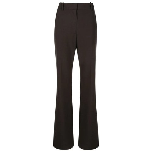 Valentino Garavani High-Waisted Flared Trousers - Brown - 2B0RB52074BE05