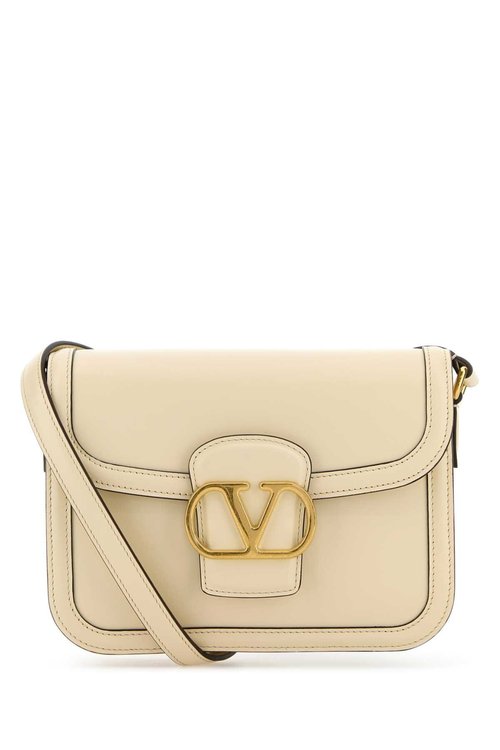 Valentino Garavani Ivory Leather 9to5 Shoulder Bag - White - 7W2B0R46UHFREN