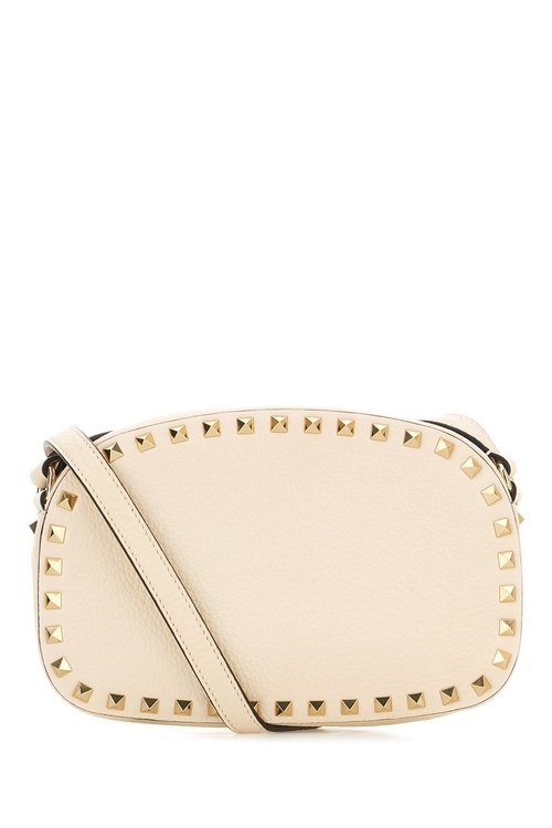 Valentino Garavani Ivory Leather Crossbody Bag - White - 7W2B0S17VSFI16