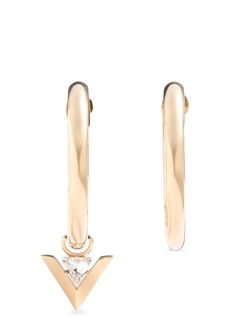 Valentino Garavani je Les V Hoop Earrings - W0J0AW8YCW9MN