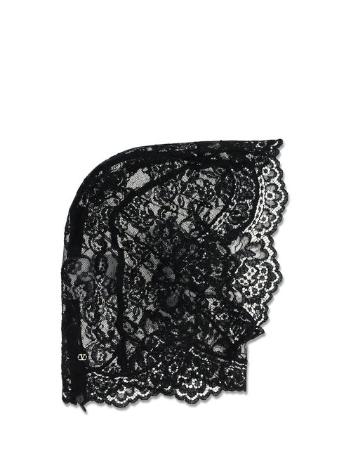 Valentino Garavani Lace Balaclava - Black - 7W0HM00IUCU0NO