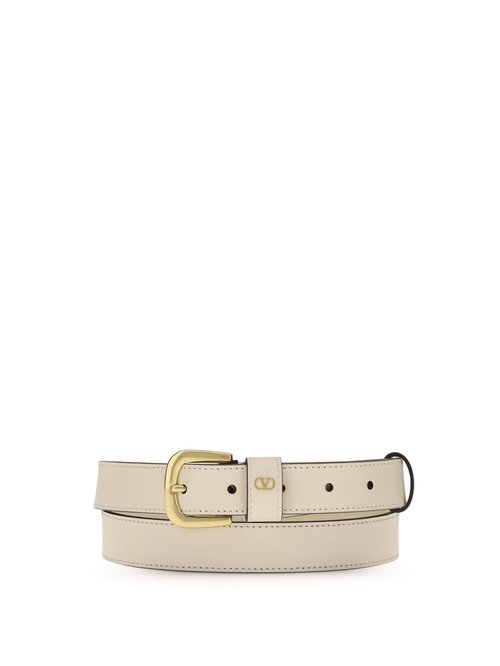Valentino Garavani Leather Belt - 7W2T0SM1PPUREN
