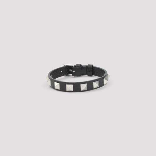 Valentino Garavani Leather Bracelet - 8Y2J0X53KDB0NONERO