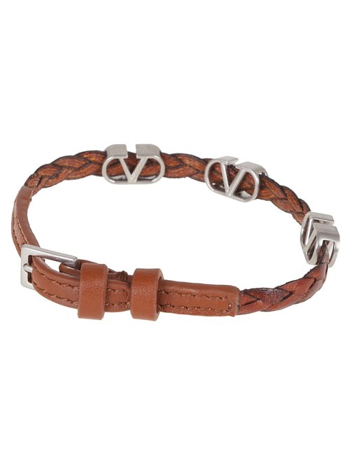 Valentino Garavani Leather Bracelet Vlogo Signature - YJ0S50.QGP WUC