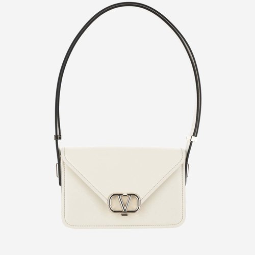 Valentino Garavani Letter Bag Small Shoulder Bag In Smooth Calfskin - 098 - 3W2B0M59IAI098