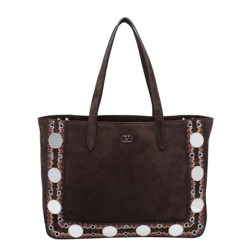Valentino Garavani Nellcote Tote Bag - Brown - B0R79KJKRCB