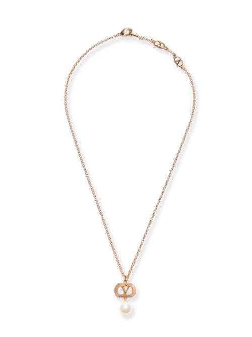 Valentino Garavani Ovalette Metal Necklace - 7W0J0Y77UXMR5G