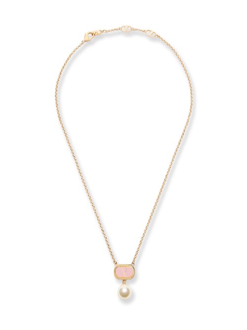 Valentino Garavani Ovalette Metal Necklace - 7W2J0X88LTDBYT