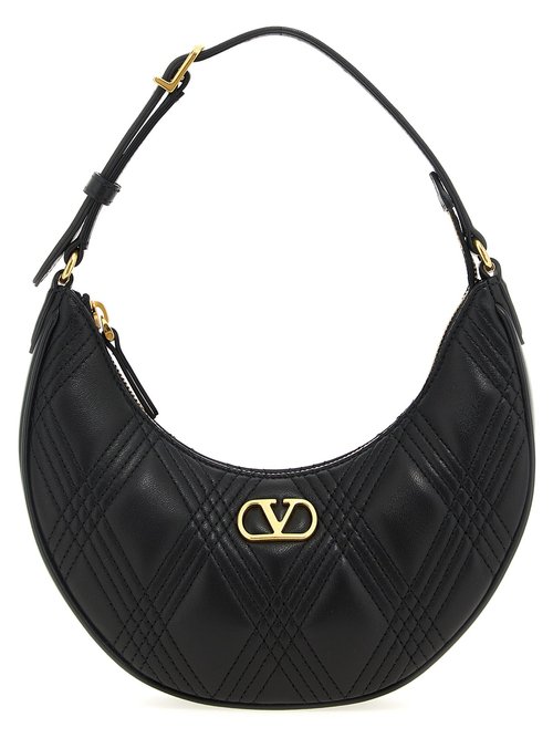 Valentino Garavani quiltie 67mini Shoulder Bag - Black - WP0AS3.MIC 0NO