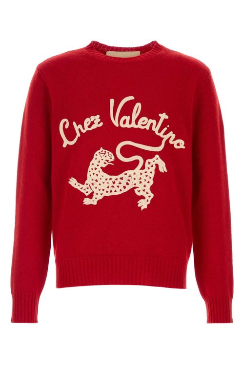 Valentino Garavani Red Wool Sweater - 8V3KC37ABBN157