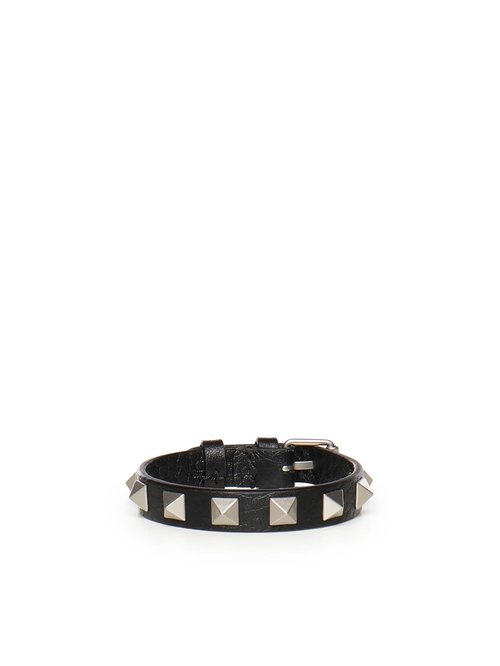 Valentino Garavani Rockstud Calfskin Bracelet - 8Y2J0X53KDB0NO