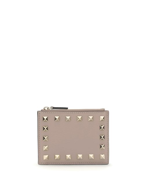 Valentino Garavani Rockstud Card Holder - 7W0P0AI8VSHP45