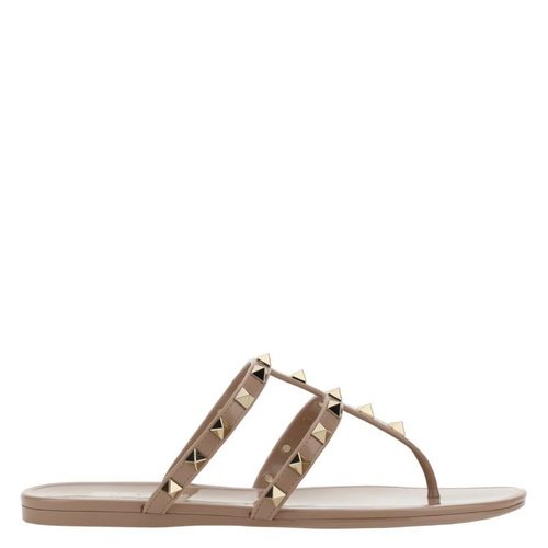 Valentino Garavani Rockstud Sandals - Gold Tone - 4W2S0T84PVSP45