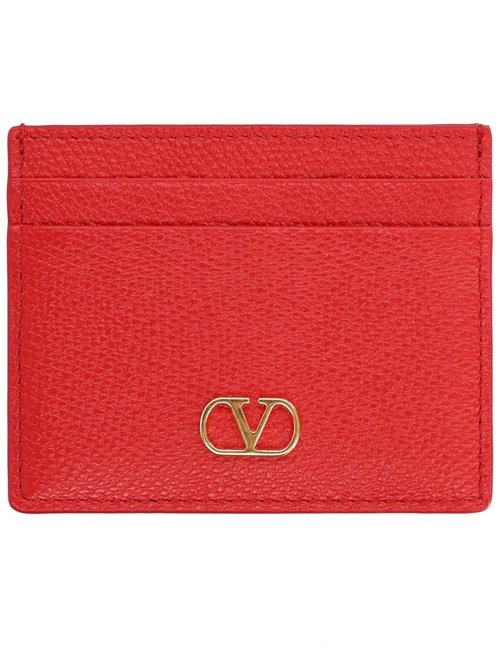 Valentino Garavani Signature Vlogo Card Holder - 8W2P0AJ7SNPJU5