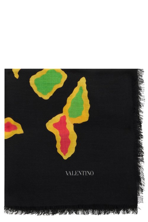 Valentino Garavani Soft Scarf With Abstract Patterns - 1W2EM004CSEN78