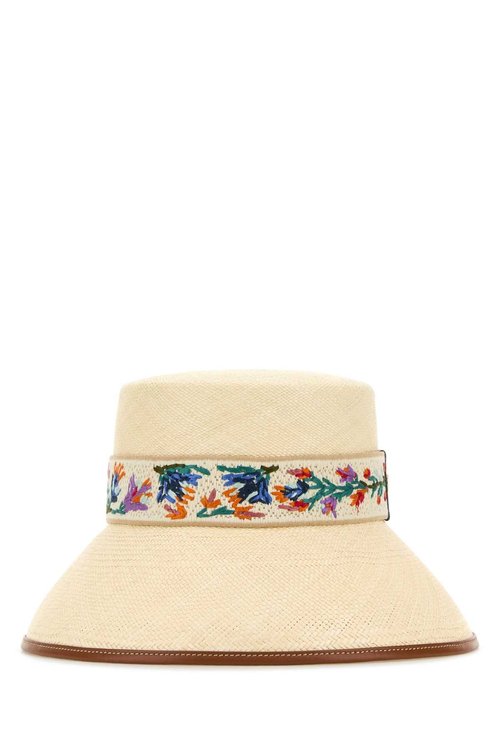 Valentino Garavani Straw Bucket Hat - 6W2HGA40AUB9SW