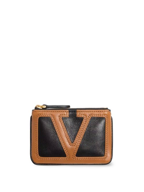 Valentino Garavani Viva Superstar Leather Key Ring - 7Y2P0AK1PTJRFA
