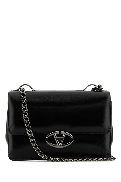 Valentino Garavani vlogo Locker Shoulder Bag - Black - 5W0B0Q62IAP0NO
