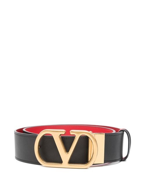 Valentino Garavani Vlogo Signature Leather Belt - WT0SQ4IYR0SM