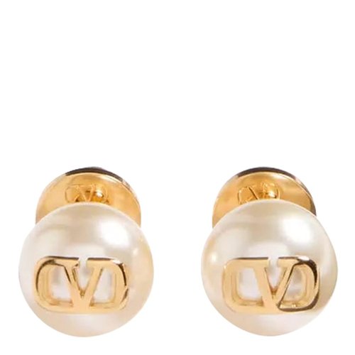 Valentino Garavani Vlogo Signature Pearl Earrings - J0E35UXM0O3
