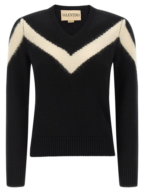 Valentino Garavani Vlogosignature Bow Sweater - B0KC69D9SL0NA