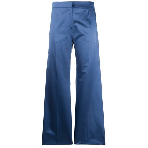 Valentino Garavani Wide Leg Tailored Pant - Dark Avio - TB3RB3L539K05D
