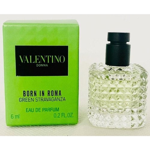 Valentino Ladies Donna Born In Roma Stravaganza EDP Spray 0.2 oz Fragrances 3614274046229 - Green/Orange - 3614274046229OZ