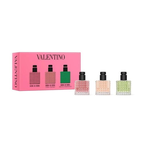 Valentino Mini Set Gift Set Fragrances 3614274693454 - Green/Pink - 3614274693454