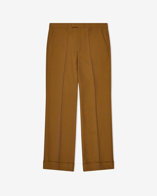 Valentino Nylon Cuffed Gabardine Pants - Nut - 7V3RBM95AF4DQ3