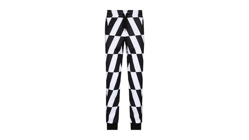 Valentino Optical Tapered Track Pants - Black - WV0MD03E7WUF62